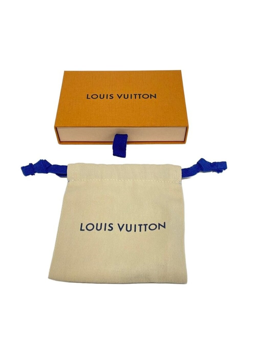 Louis Vuitton Bracelet Blue Pearl Heart Leather Black White Gold - Picture 5 of 5